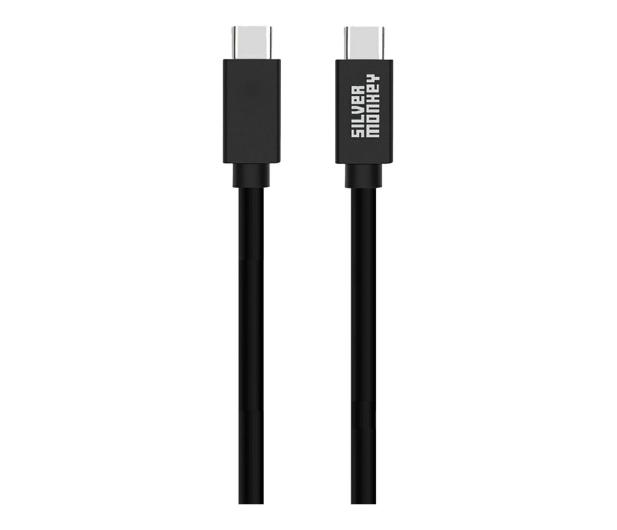 SILVER MONKEY Kabel USB-C 3.0 60W 0,5 m czarny SMA040 - 732296 - zdjęcie